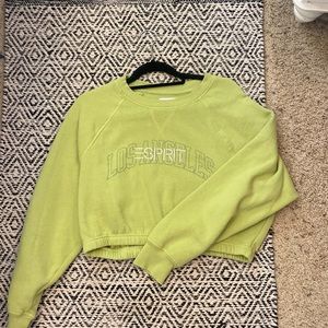 Pacsun Esprit Cropped Crewneck Sweatshirt